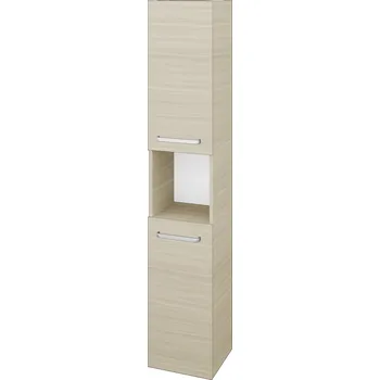 Koupelnový nábytek Dřevojas Vysoká skříň DOS SVD2O 35 - D04 Dub / Úchytka T01 / D04 Dub / Levé