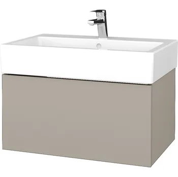 Koupelnový nábytek Dřevojas Koupelnová skříňka VARIANTE SZZ 70 pro umyvadlo Duravit Vero - N07 Stone / N07 Stone