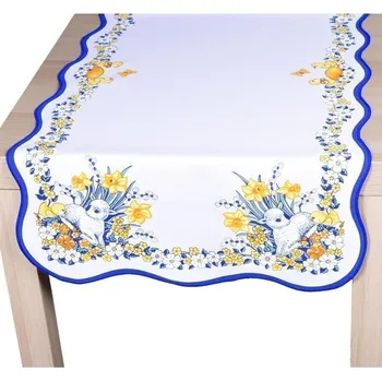 Velikonoční dekorace Forbyt Velikonoční ubrusBeránek modrá