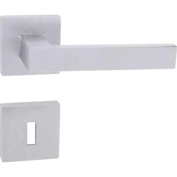 Dveřní kování TUPAI dveřní kování TI - SQUARE - HR 2275Q (chrom broušený) Provedení: Klika/klika na rozetách