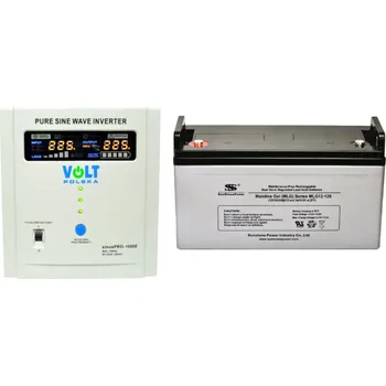Záložní zdroj Záložní zdroj 1050W, sinusPRO-1500E + AKU 120Ah