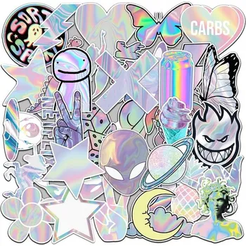 samolepka Super lesklé samolepky - různé druhy (50 ks)