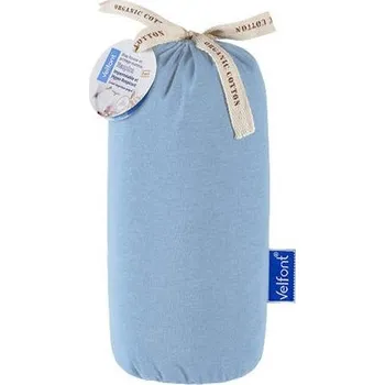 Chránič matrace Velfont Respira nepropustné prostěradlo 120x200 cm - pudrově modrá