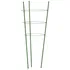 Opora na rostlinu Opora pro zahradní rostliny se 3 kroužky 21,5 x 60 cm zelená 5 ks