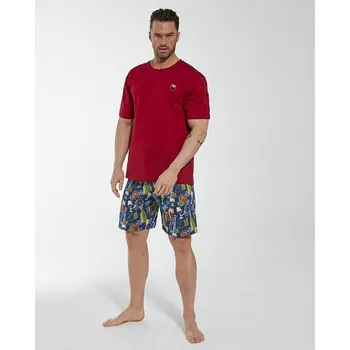 Pánské pyžamo pánské pyžamo CORNETTE 326/145 Wine XXL