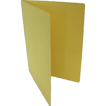 Mapa 250 papírová odkládací bez klopny žlutá HIT