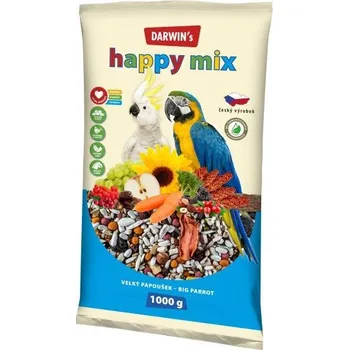 Krmivo pro ptáka Darwins Classic happy mix velký papoušek 1000g