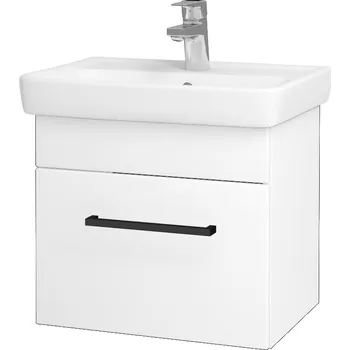 Koupelnový nábytek Dřevojas Koupelnová skříňka SOLO SZZ 50 - M01 Bílá mat / Úchytka T06 / M01 Bílá mat