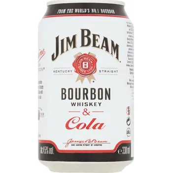 Míchaný nápoj Jim Beam & Cola 0,33L