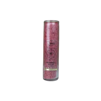 Svíčka VELKÁ čakrová svíce - 1. čakra, červená