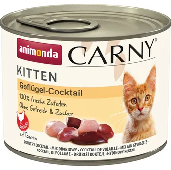 Pro kočku Animonda Carny Kitten drůbeží koktejl 12 × 200 g
