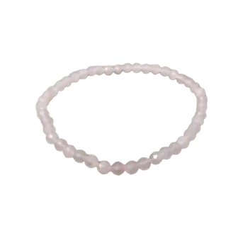 Náramek Růženín fazetovaný - 4mm
