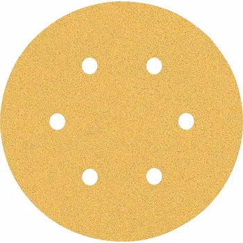 Brusný papír BOSCH Brusný papír EXPERT C470 s 6 otvory pro vibrační brusky 150 mm, G 80, 50 ks 2608900919 free_store_pickup