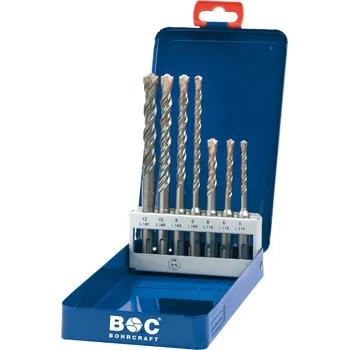 Vrták BOHRCRAFT Bohrcraft vrtáky do betonu v sadě čtyřbřité 26151410007