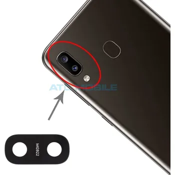 Náhradní kryt pro mobilní telefon Sklíčko kamery Samsung Galaxy A10 (SM-A105), A20 (SM-A205), A30 (SM-A305), A40 (SM-A405) černé a zpět 1 Kč s ATC Clubem