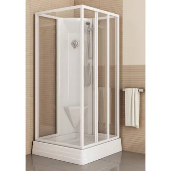 Ravak Sprchový box Supernova ASBP3 ASBP3-80 bílá+pearl (4 díly) 8364411211 8364411211 + voucher# Dodatečná sleva 5% kód: KOUPELNA