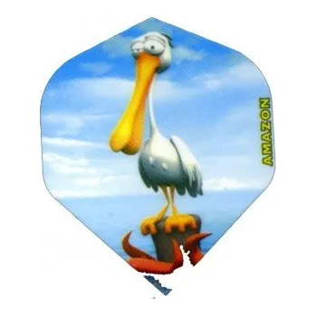 Příslušenství pro šipky Letky Amazon Cartoon Ruthless pelikán F1609