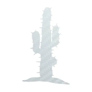 Samolepící dekorace SAMOLEPKA Kaktus 002 pravá (51 - 3D karbon bílý) NA AUTO, NÁLEPKA, FÓLIE, POLEP, TUNING, VLASTNÍ TEXT, TISK, AUTOSAMOLEPKY.cz, POLEPY, OBRÁZEK, LOGO, SAMOLEPKY