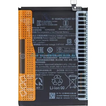 Baterie pro mobilní telefon Baterie Xiaomi BN62 6000 mAh (Redmi 9T, Poco M3), originální - 46020000521G a zpět 48 Kč s ATC Clubem