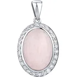 Stříbrný přívěsek s přírodním Růženínem