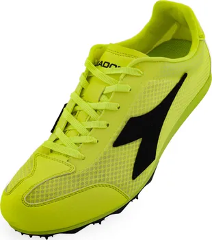 Dámské atletické tretry Diadora Mid Distance Spike Fluo