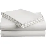 Bavlněné prostěradlo bílé 140x240 cm