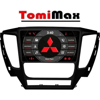 Autorádio TomiMax Mitsubishi Pajero 2017-2019 Android 14 autorádio s WIFI, GPS, USB, BT HW výbava: 8 Core 4GB+64GB PX HIGH - Model auta: Mitsubishi Pajero 2017-2019, Velikost obrazovky: Dotyková obrazovka: 9"