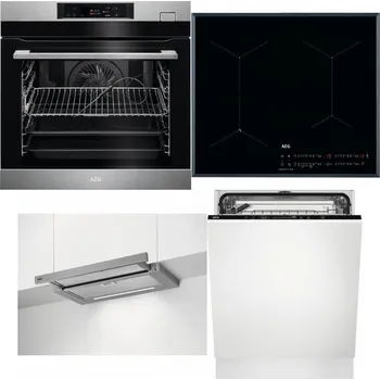 Set domácích spotřebičů AEG BSK782380M + AEG Mastery SenseFry IAE64431FB + AEG DPE5660M + AEG FSK73607Z