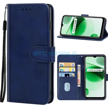 Pouzdro na mobilní telefon Pouzdro Book Realme C35 (RMX3511) otevírací modré a zpět 18 Kč s ATC Clubem