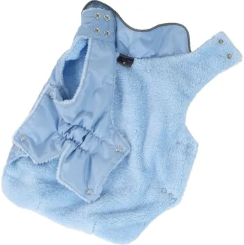 Obleček pro psa Vesta O'lala Pets Soft S modrá (pohodlná, měkká, zateplená vestička)