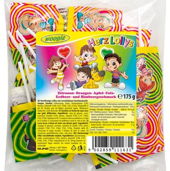 Bonbon Lízátka srdíčka v sáčku 600g (90ks)