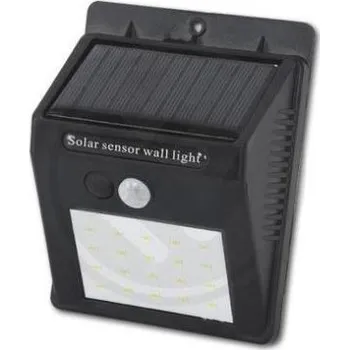 Dekorativní svítidlo LED21 Solární LED reflektor se soumrakovým čidlem 20x SMD2835 STUDENÁ BÍLÁ