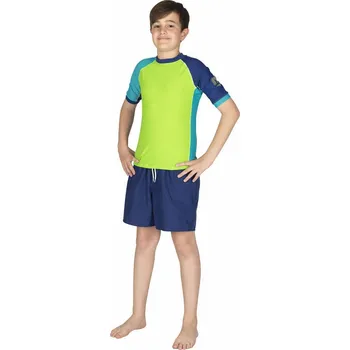 Potápěčské vybavení Chlapecké lycrové triko Mares SEASIDE RASHGUARD SHIELD JR BOY - S (9/10 let)