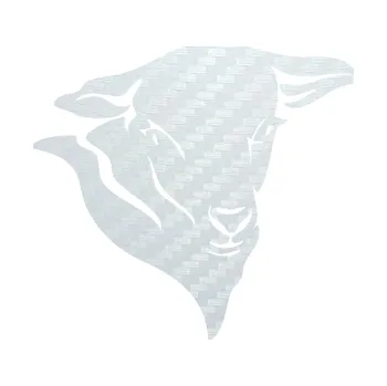 Samolepící dekorace SAMOLEPKA Ovce 001 pravá hlava (51 - 3D karbon bílý) NA AUTO, NÁLEPKA, FÓLIE, POLEP, TUNING, VLASTNÍ TEXT, TISK, AUTOSAMOLEPKY.cz, POLEPY, OBRÁZEK, LOGO, SAMOLEPKY