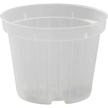 Květináč Kontejner na orchideje 0,4 l 10 cm čirý