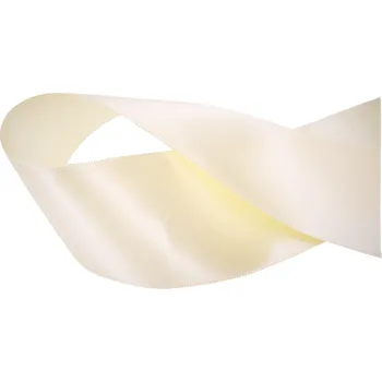 Stuha Stuha satén smetanová Velikost: 6 mm
