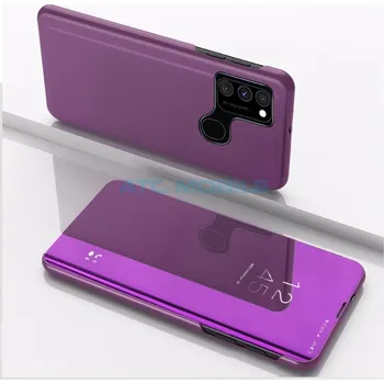 Pouzdro na mobilní telefon Pouzdro Flip Plated Mirror Oppo A53 2020 fialové a zpět 14 Kč s ATC Clubem