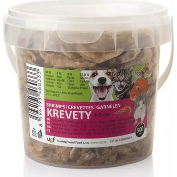 Krmivo pro rybičky Underground Food UGF Sušené krevety 500ml