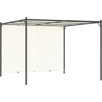 Pergola vidaXL Pergola s nastavitelnou střechou 3 x 3 m