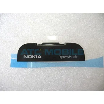 Náhradní kryt pro mobilní telefon Štítek krytu Nokia 5200 černý, originální - 0250916