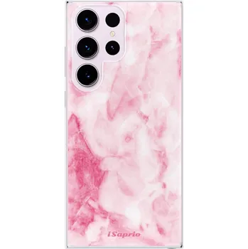 Pouzdro na mobilní telefon Odolné silikonové pouzdro iSaprio - RoseMarble 16 - Samsung Galaxy S23 Ultra