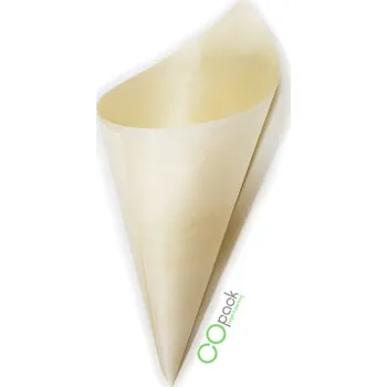 Jednorázové nádobí Kornout dřevěný BIO 180 x 75 mm , 150 ml (100 ks)