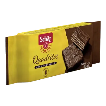 Schär Quadritos čokoládové bezlepkové 40 g