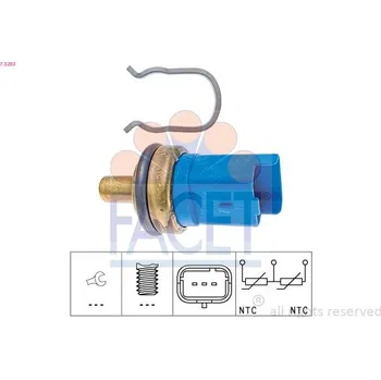 Čidlo automobilu Snímač, teplota chladiva FACET 7.3293