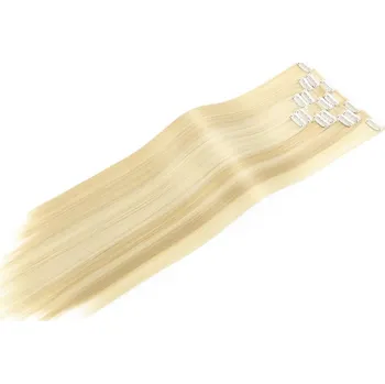 Příčesek Clip in vlasy - sada - 57 cm, 7 - dílná, - odstín P22/613