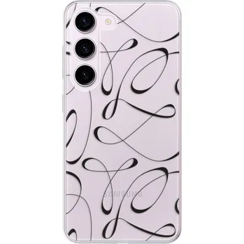 Pouzdro na mobilní telefon Odolné silikonové pouzdro iSaprio - Fancy - black - Samsung Galaxy S23 5G