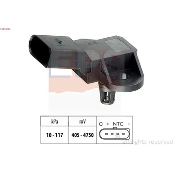 Autoelektrika Snímač barometrického tlaku vzduchu EPS 1.993.090