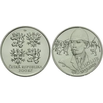 2002 - Pamětní stříbrná mince Emil Holub, b.k.