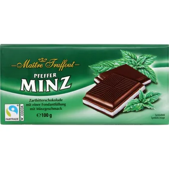 Čokoláda MT Čokoláda s peprmintovou náplní