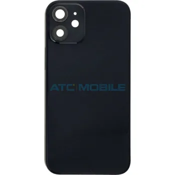 Náhradní kryt pro mobilní telefon iPhone 12 Mini zadní kryt (sklo) s logem, rámem černý včetně držáku SIM a tlačítek (OEM) + magnety a zpět 48 Kč s ATC Clubem